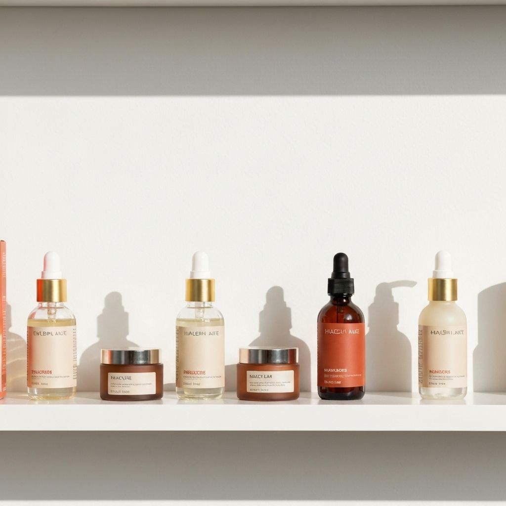 Bőr gondozási termékek gyűjteménye